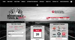 Desktop Screenshot of benavideztires.com